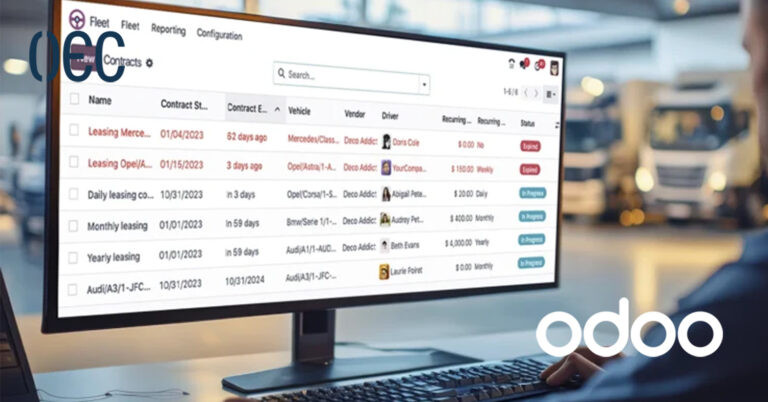 افضل نظام إدارة أسطول المركبات من اودو